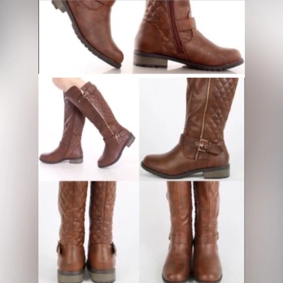 Boutique Brown Boots Size 6.5 - Picture 2 of 3